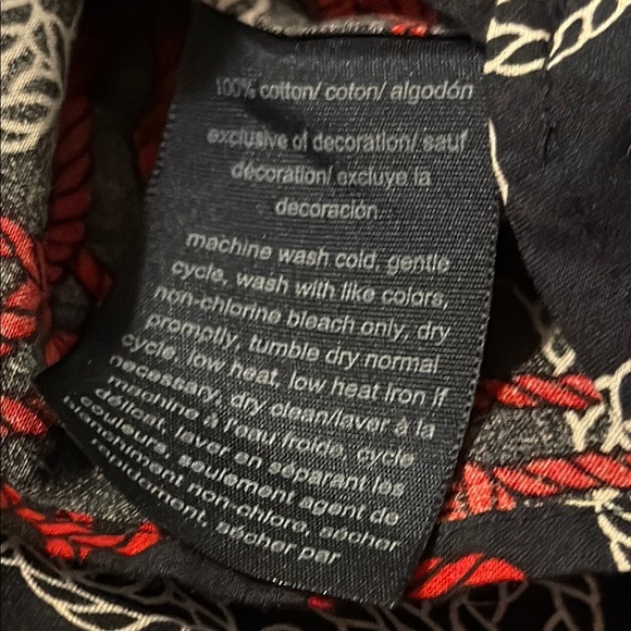 🌹TOMMY HILFIGER FLORAL PIN TUCK BUTTON DOWN SHIRT - Picture 9 of 11